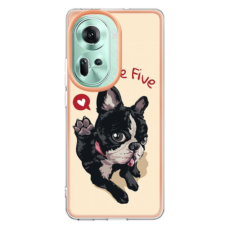 Oppo Reno 11 5G Cover Hund Give Me Five