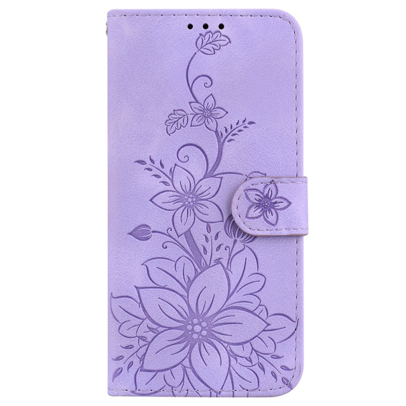 Oppo Reno 11 5G Hülle mit Blumenmuster und Riemen