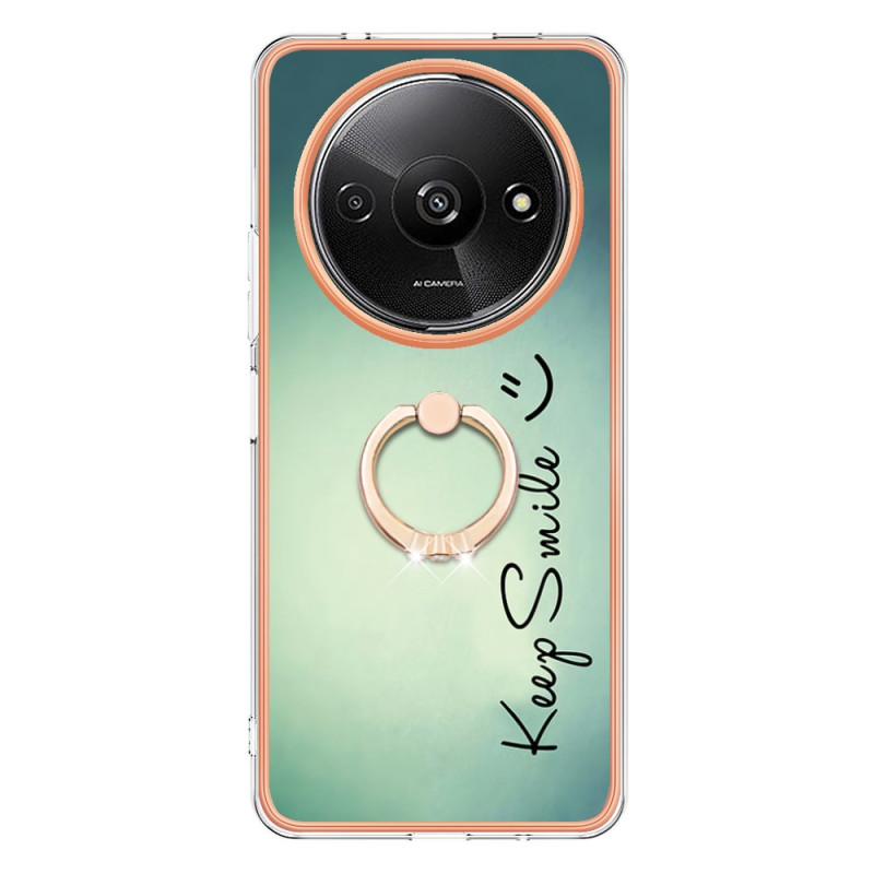 Xiaomi Redmi A3 Ring-Halterung Keep Smile Cover