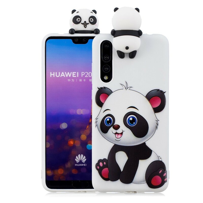 Huawei P20 Pro 3D Panda Cover Einzigartig