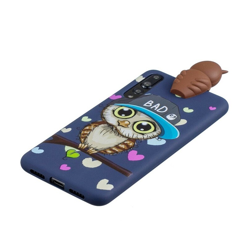 Huawei P20 Pro 3D Bad Owl Cover Fun