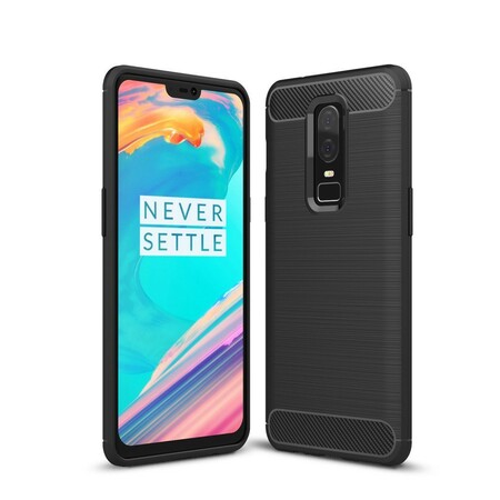 OnePlus 6 Carbonfaserschale Gebürstet