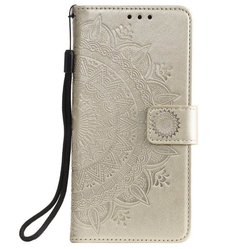 Honor 200 Lite Mandala Sonne Tasche mit Riemen