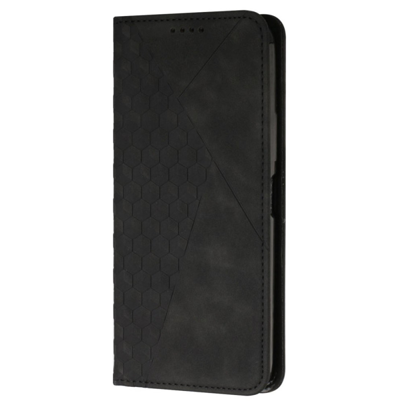 Flip Cover Oppo A60 Wildleder-Effekt Muster