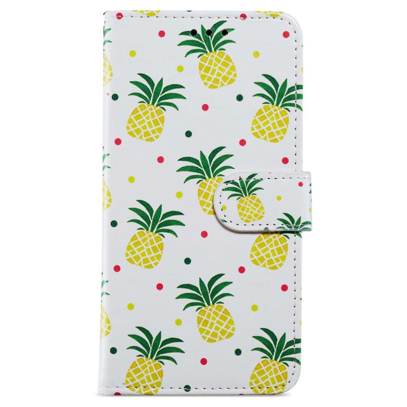 Oppo Reno 10 / 10 Pro Tasche Ananas mit Riemen