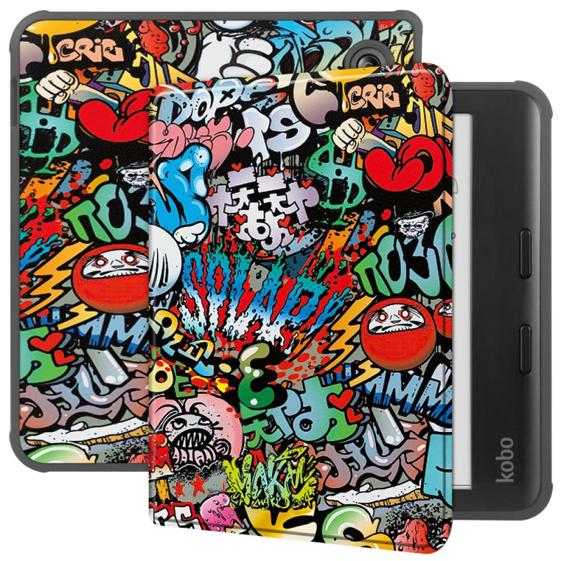 Kobo Libra Colour Graffiti Etui