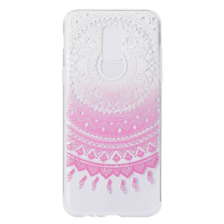 Samsung Galaxy A6 Hülle Transparent Mandala Bunt