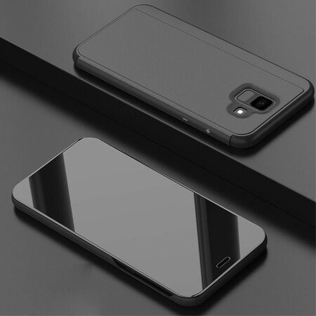 View Cover Samsung Galaxy A6 Spiegel und Leder-Effekt