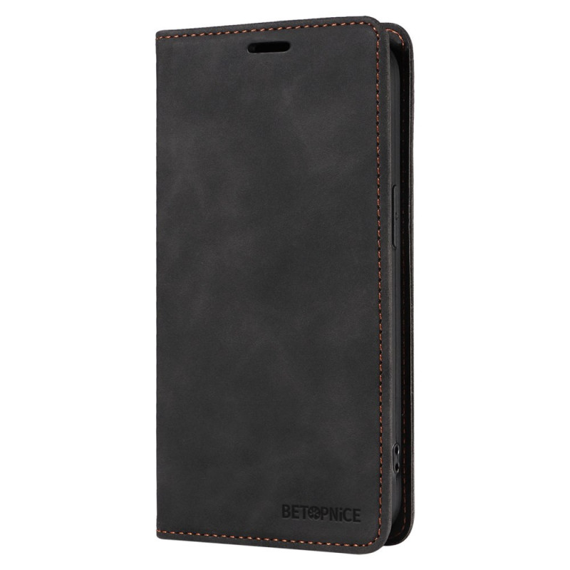 Flip Cover Poco F6 Wildleder-Effekt BETOPNICE