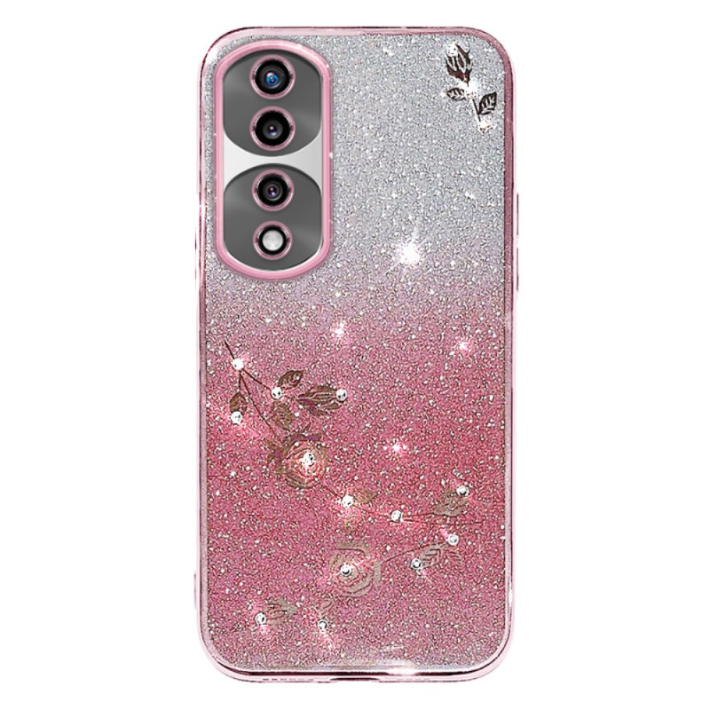 Honor 70 Blumen und Strass Cover KADEM