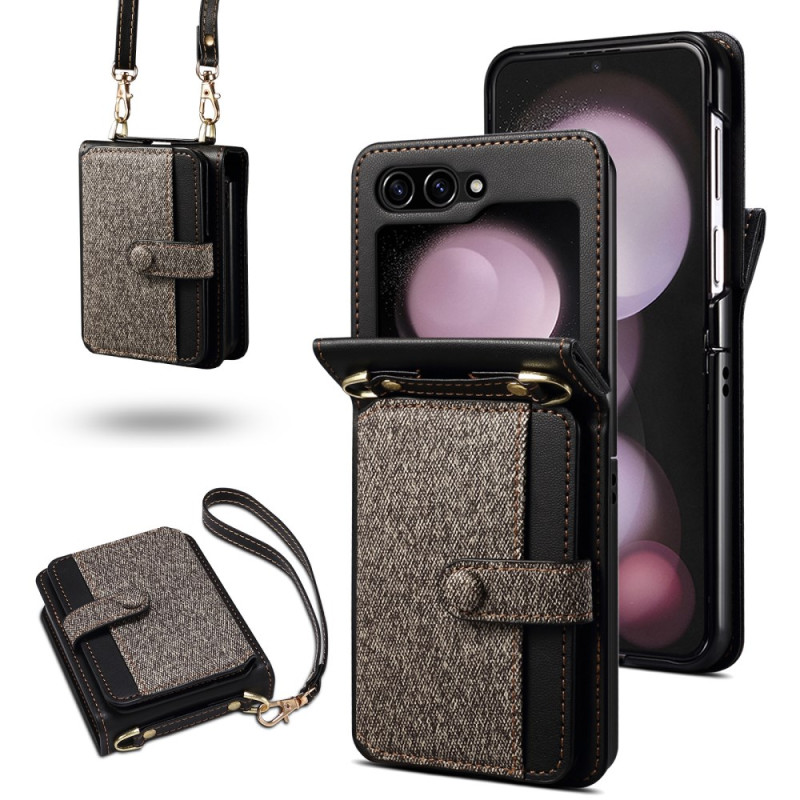 Samsung Galaxy Z Flip 6 Cover Kartenhalter und Trageband