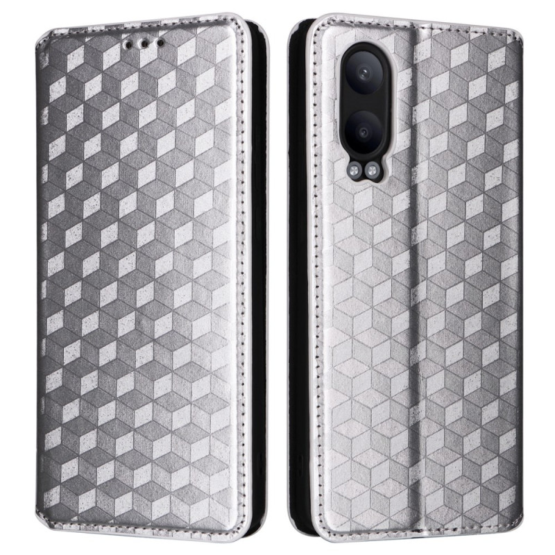 Flip Cover OnePlus Nord CE 4 Lite 5G Rauten 3D