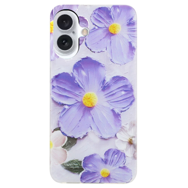 iPhone Cover 16 Purple Flowers