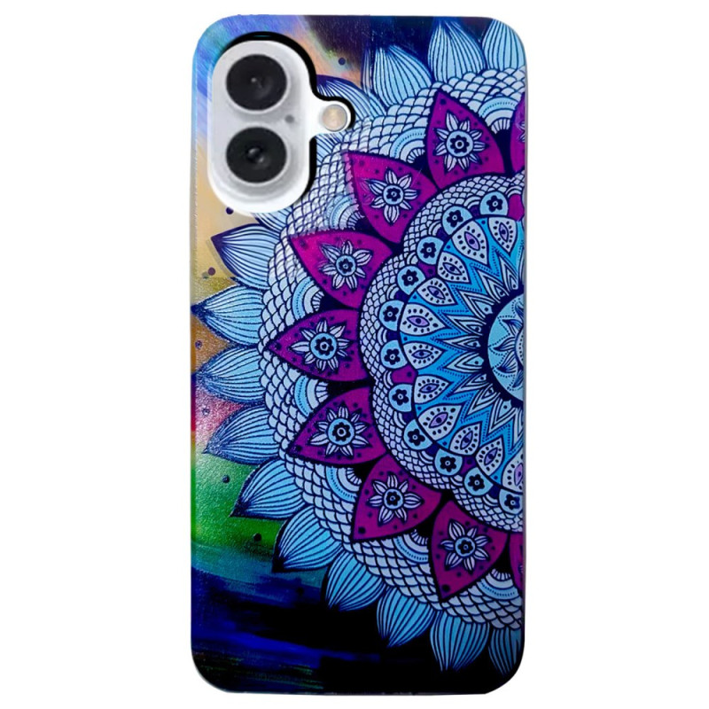 iPhone 16 Mandala-Blume Cover