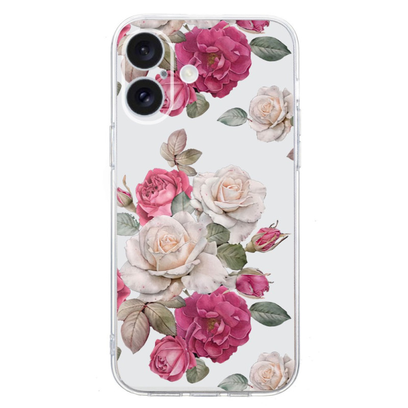 iPhone 16 Plus Cover Jolies Pivoines