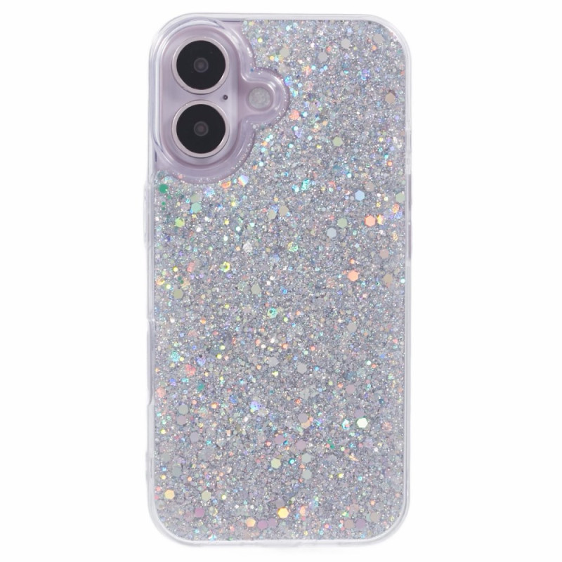 iPhone 16 Plus Glitzer Cover