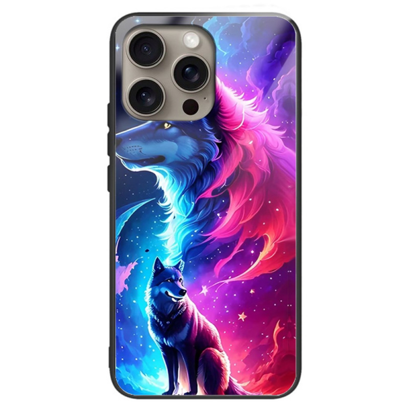 iPhone 16 Pro Hülle aus gehärtetem Glas Sternwolf