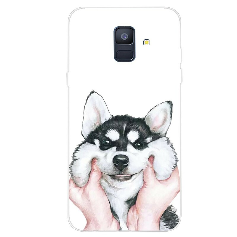 Samsung Galaxy A6 Wolfskopf Cover