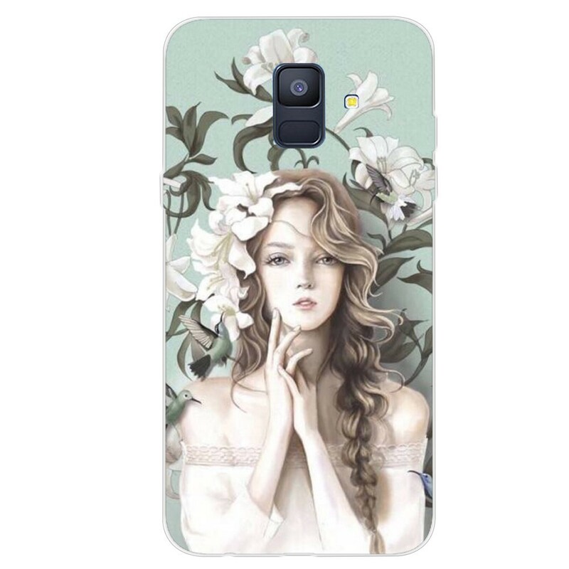 Samsung Galaxy A6 Cover Die Blumenfrau