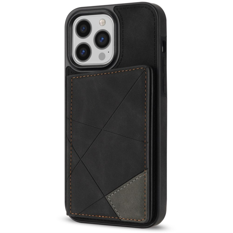 iPhone 16 Pro Cover Kartenhalter Geometrisches Muster