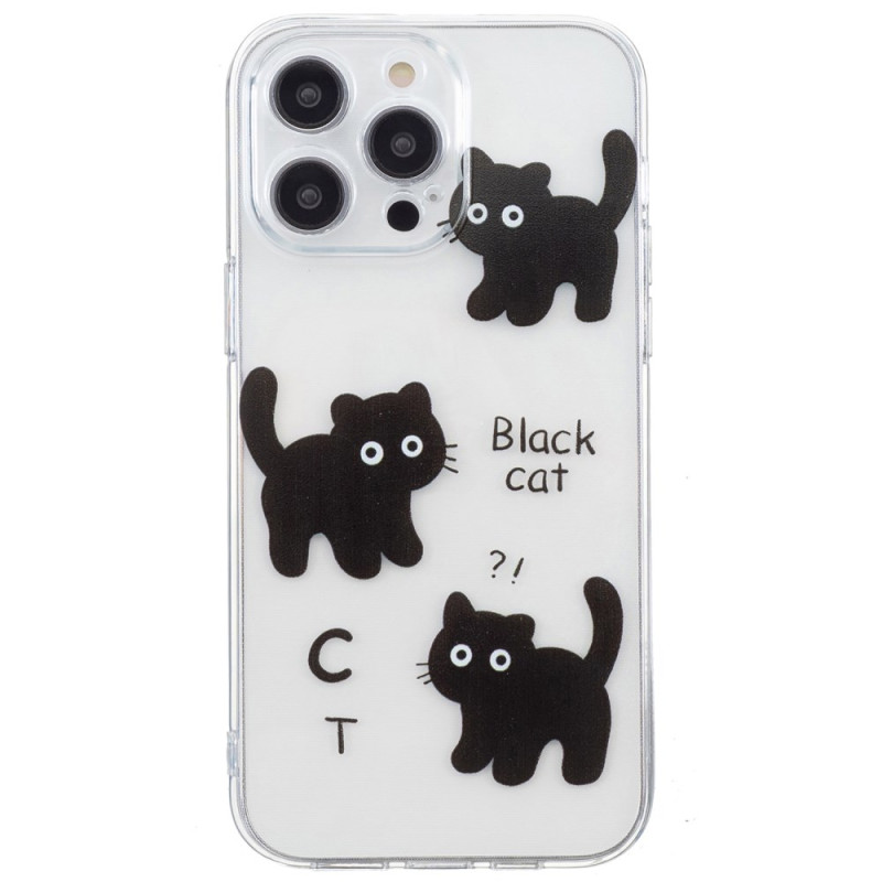 iPhone 16 Pro Max Cover Schwarze Katzen