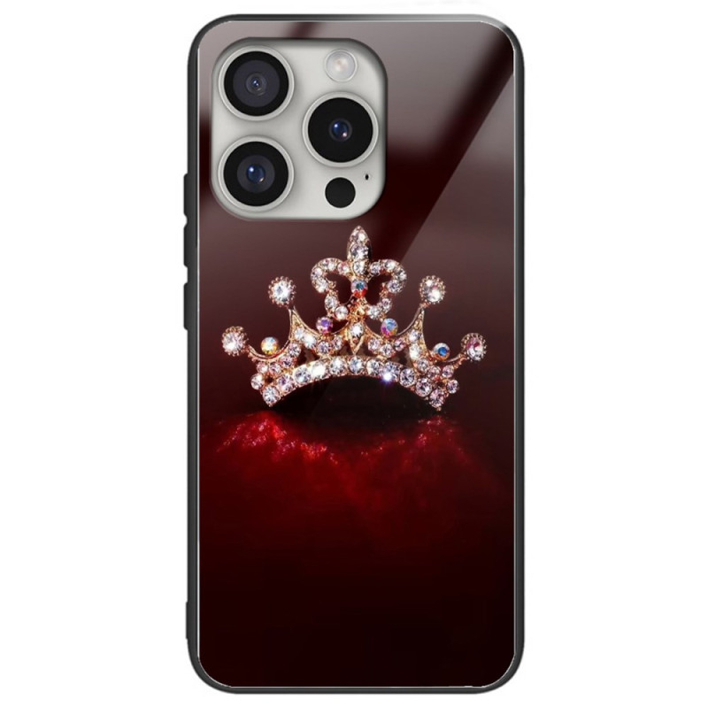 iPhone 16 Pro Max Cover Gehärtetes Glas Diamond Crown