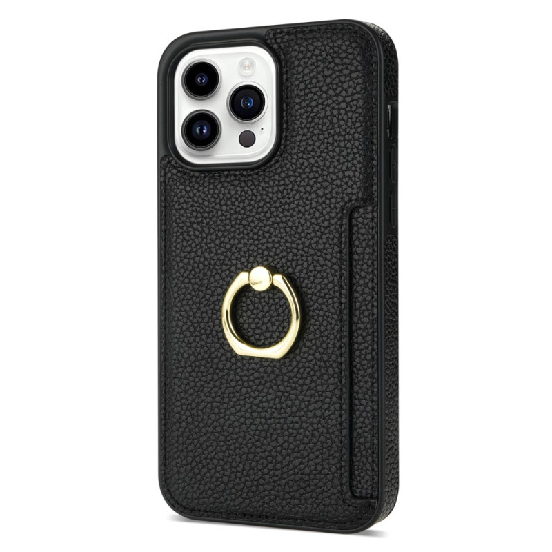 iPhone 16 Pro Max Cover Lederoptik Ring