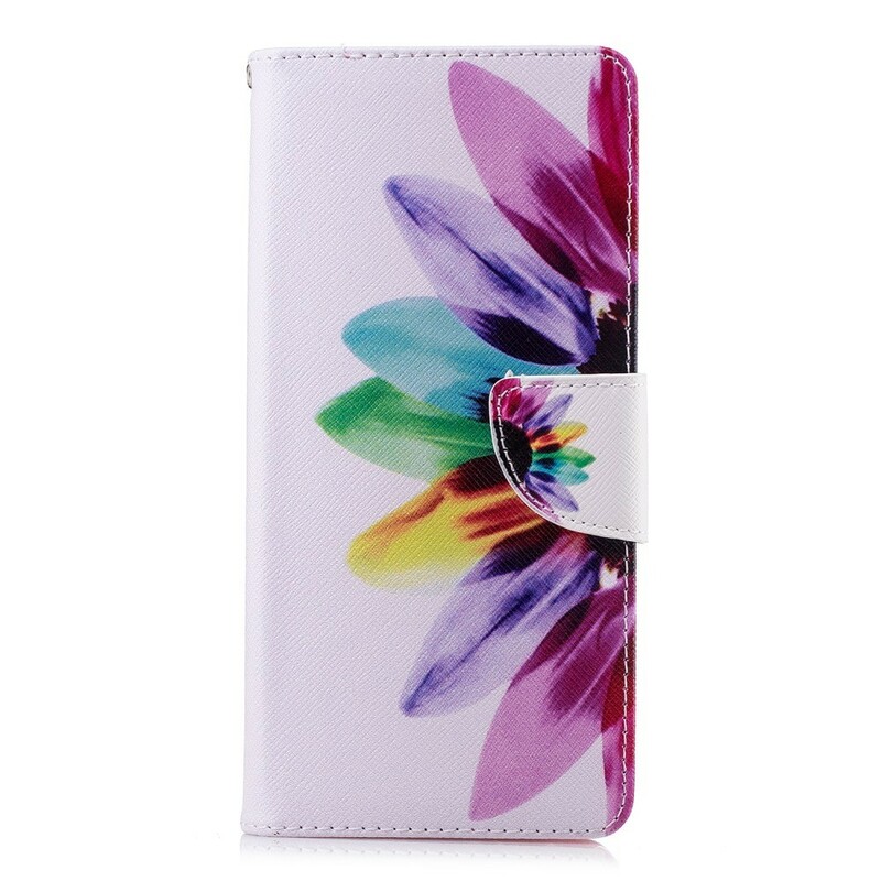 Hülle Samsung Galaxy Note 9 Blume Aquarell