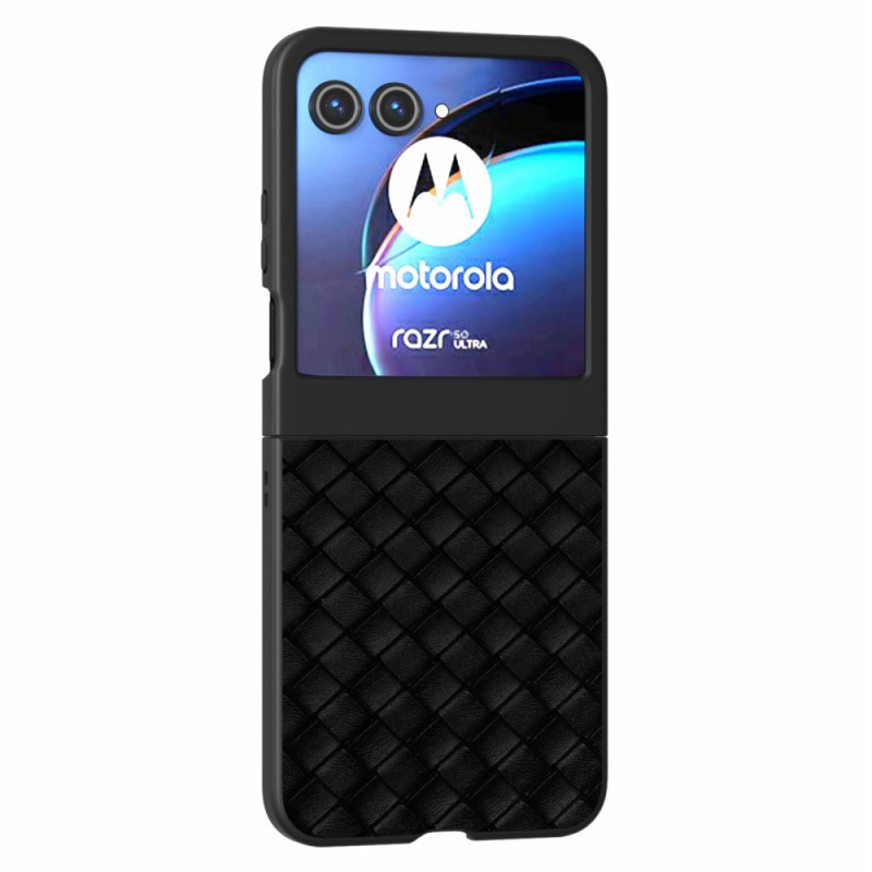 Motorola Razr 50 5G Cover Gewebte Textur