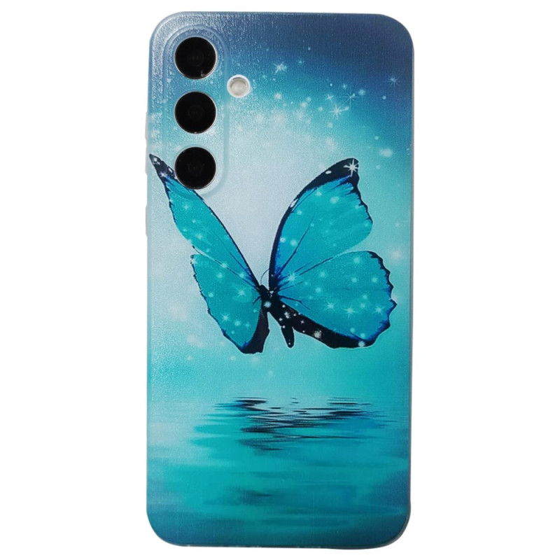 Samsung Galaxy S24 FE Schmetterling Cover Blau