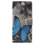 Samsung Galaxy Note 9 Schmetterling Hülle Blau