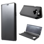 View Cover Samsung Galaxy Note 9 Spiegel und Leder-Effekt