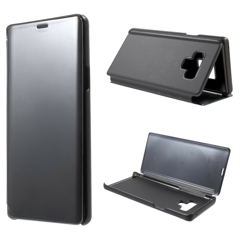 View Cover Samsung Galaxy Note 9 Spiegel und Leder-Effekt