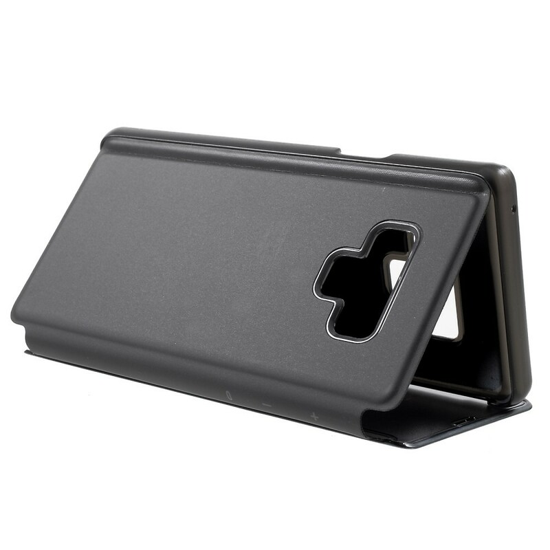 View Cover Samsung Galaxy Note 9 Spiegel und Leder-Effekt