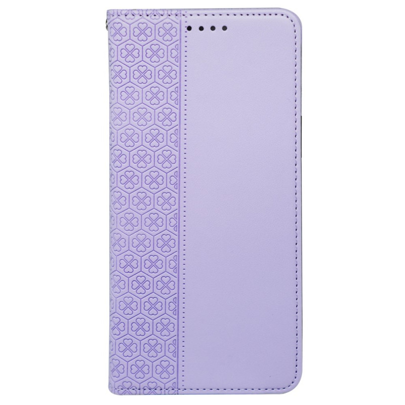 Flip Cover Samsung Galaxy S24 FE Vierblättriges Kleeblatt