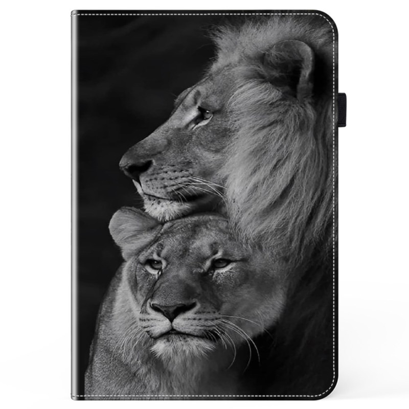 iPad Pro 13 (2024) Tasche Löwen