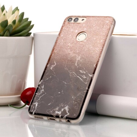 Huawei P Smart Marmor Glitter Cover