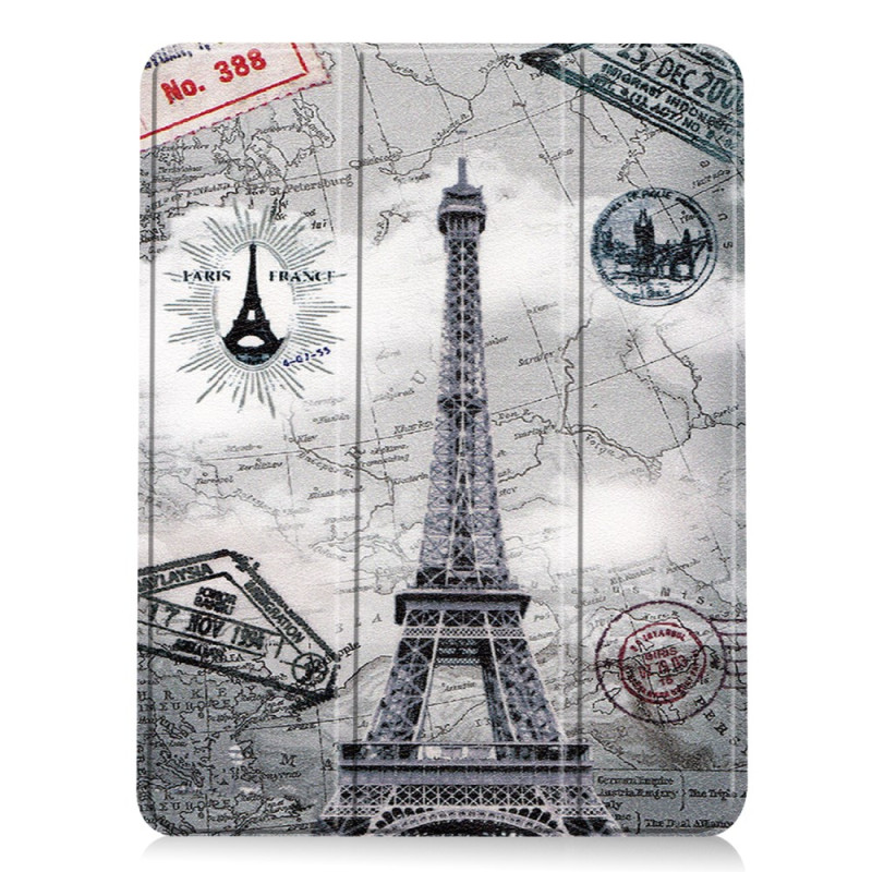 Smart Case iPad Air 11 (2024) Stifthalter Vintage Eiffelturm