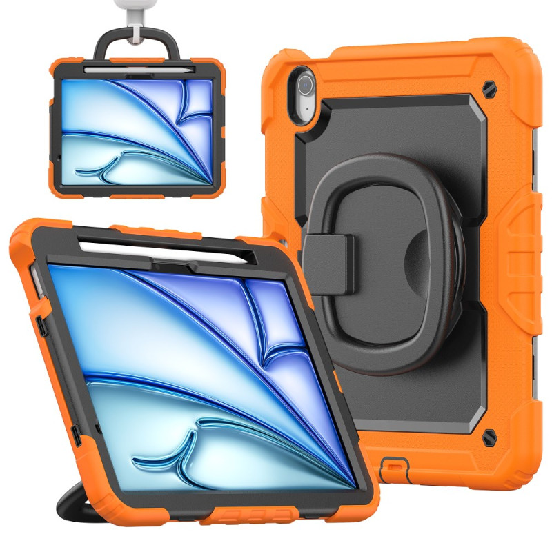 iPad Air 11 (2024) Cover Drehbarer Griff mit Schulterriemen