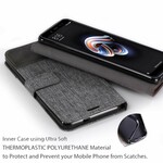 Xiaomi Redmi Note 5 Muxma Stoff & Lederoptik Tasche Xiaomi Redmi Note 5 Muxma Stoff & Lederoptik Tasche