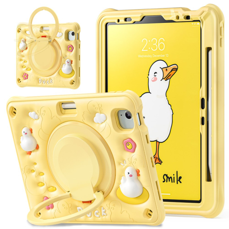 Coque iPad Air 11 (2024)/Air (2022) (2020)/ Pro 11 Kids Oiseau Anneau-Support