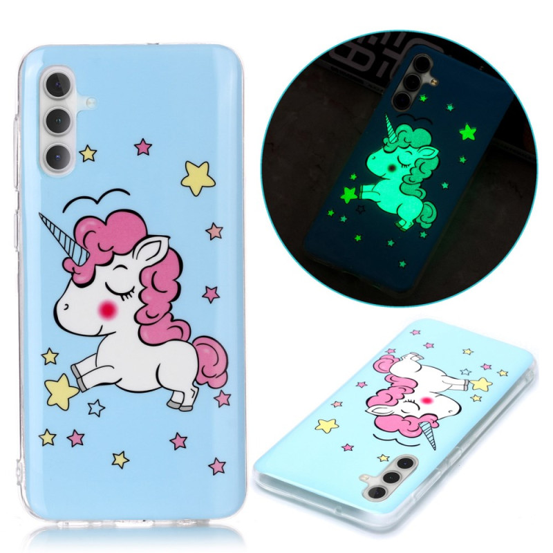 Samsung Galaxy A24 4G Leuchtendes Einhorn Cover