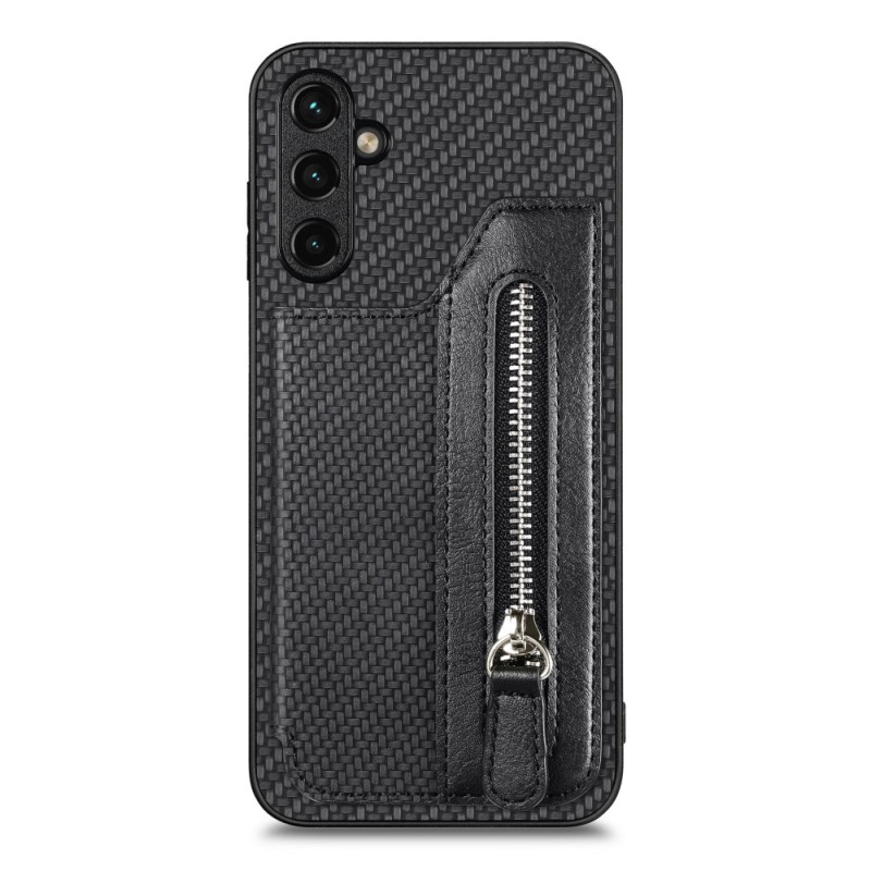 Samsung Galaxy A24 4G Cover Tasche mit Reißverschluss und Halterung