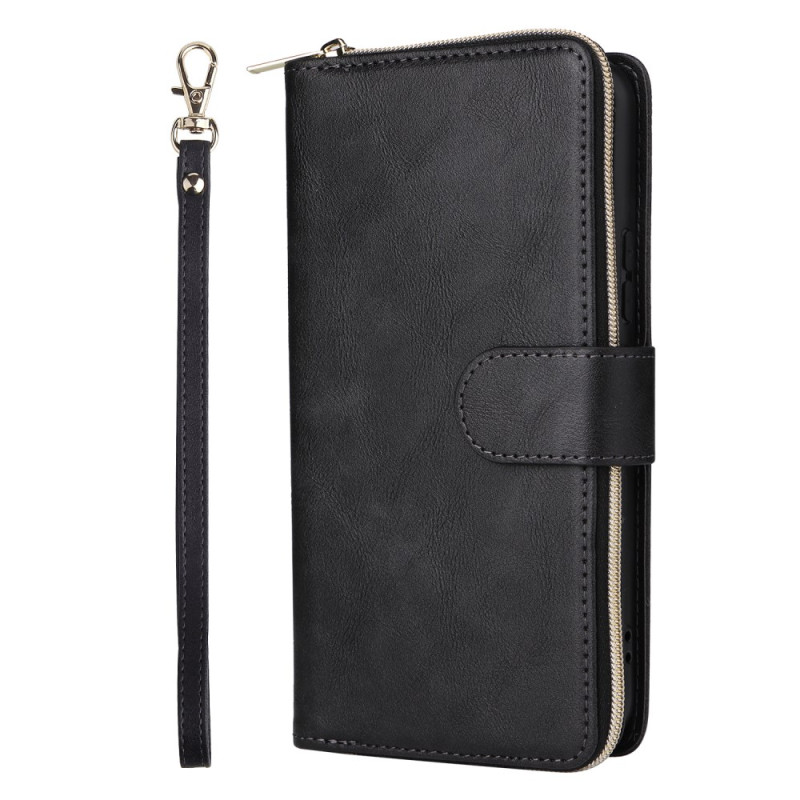 Samsung Galaxy A24 4G Style Leder Tasche mit Riemen