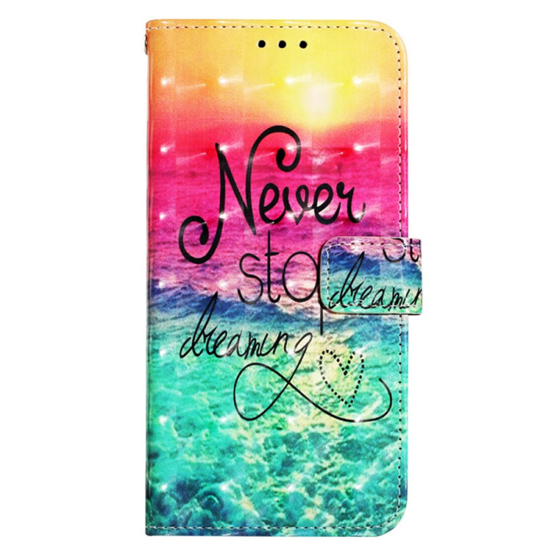 Samsung Galaxy A05 Never Stop Dreaming Tasche mit Riemen