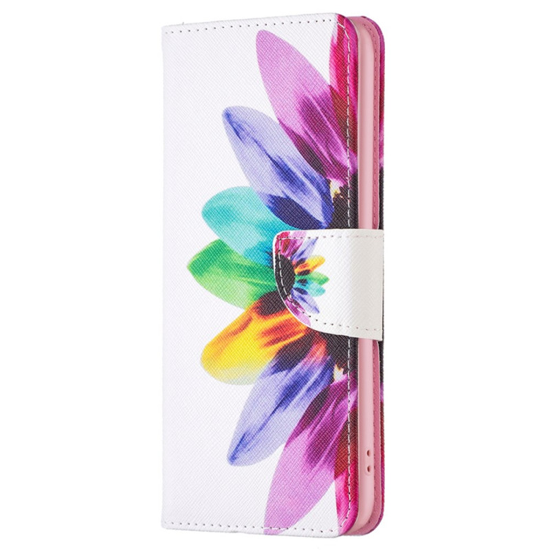 Samsung Galaxy A05 Hülle Aquarell Blume