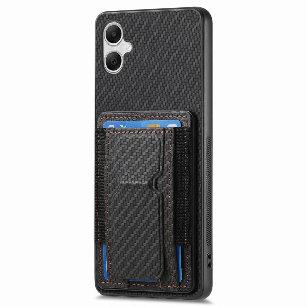 Samsung Galaxy A05 Kohlefaser
 Cover Kartenhalter und Halter