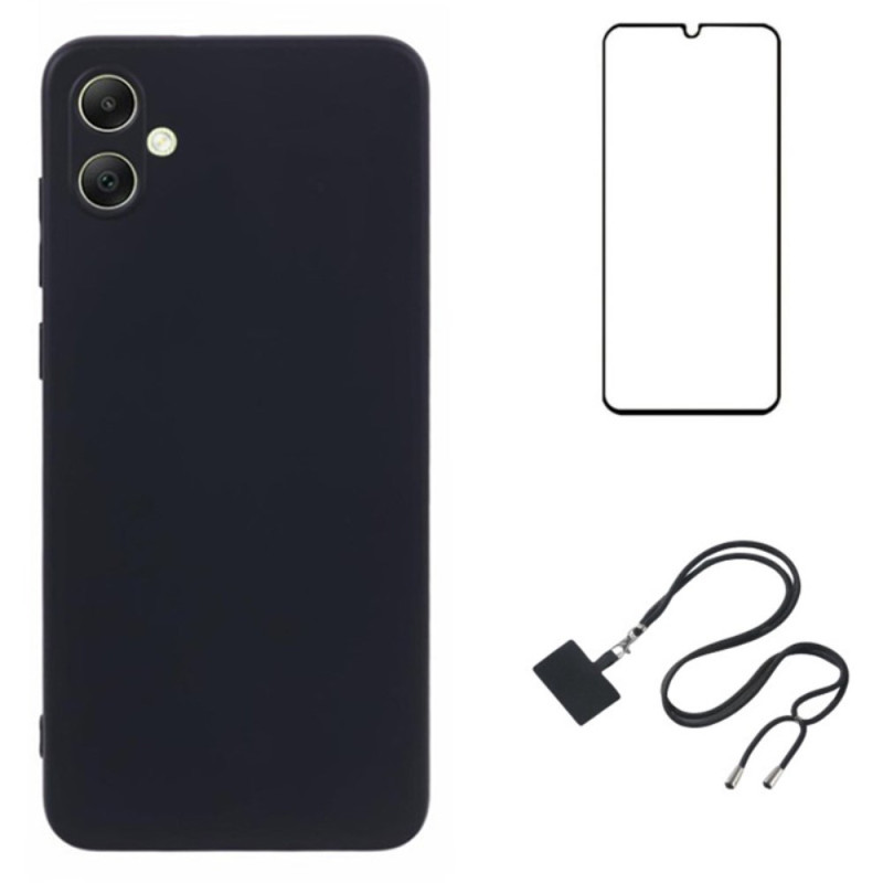 Samsung Galaxy A05 Cover Displayschutz und Trageriemen WANLONFENG