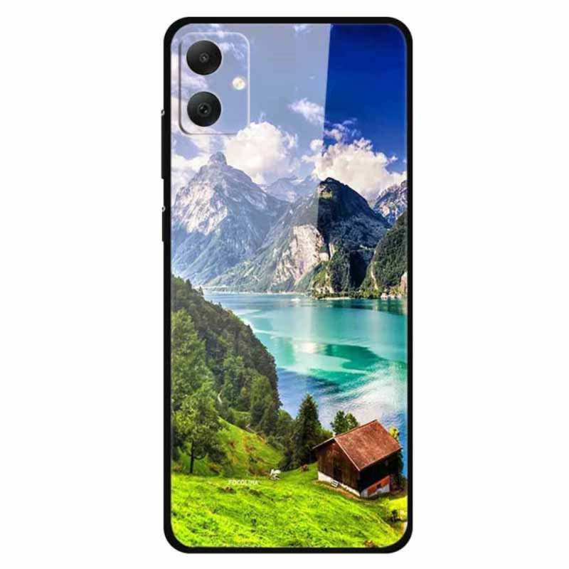 Samsung Galaxy A05 Panzerglas
 Cover Grüne Hügel