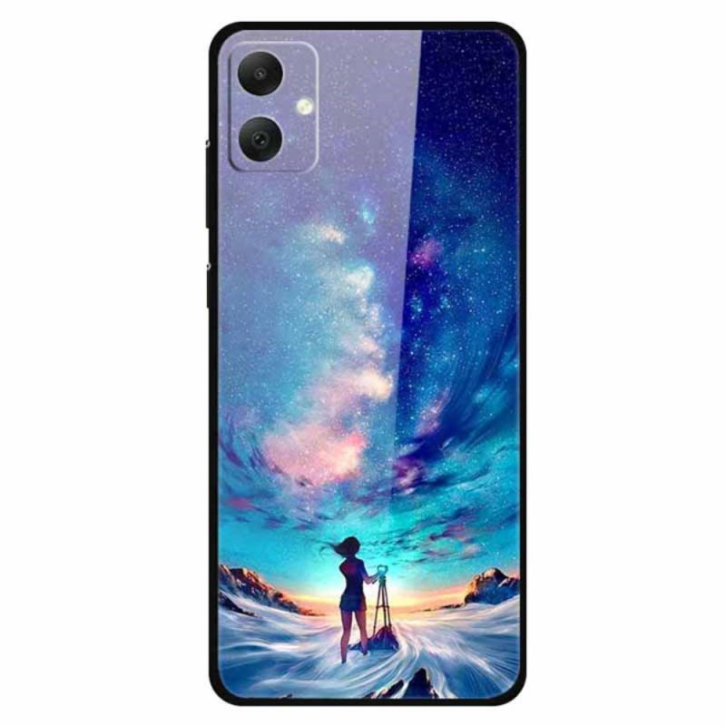 Samsung Galaxy A05 Panzerglas
 Mädchen Astronomie Cover